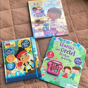 NWT Lot of Three kids activity books